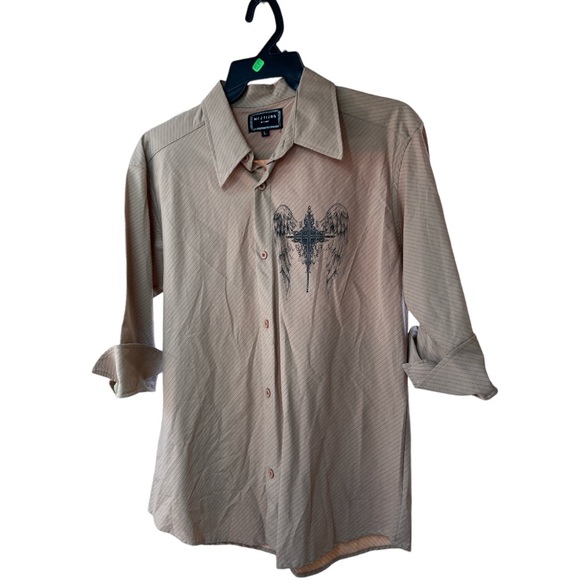 Sz L Meztizos Vintage Western Button Down Shirt NWOT - Picture 2 of 6